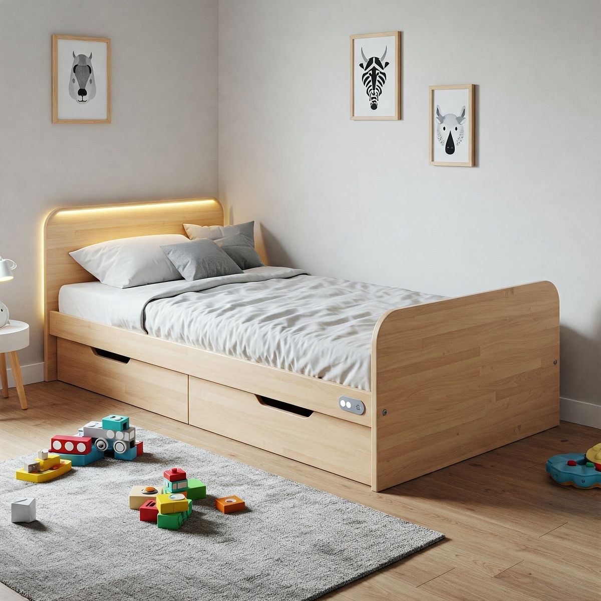 Góc trang điểm nhỏ gọn trong phòng ngủ hiện đại