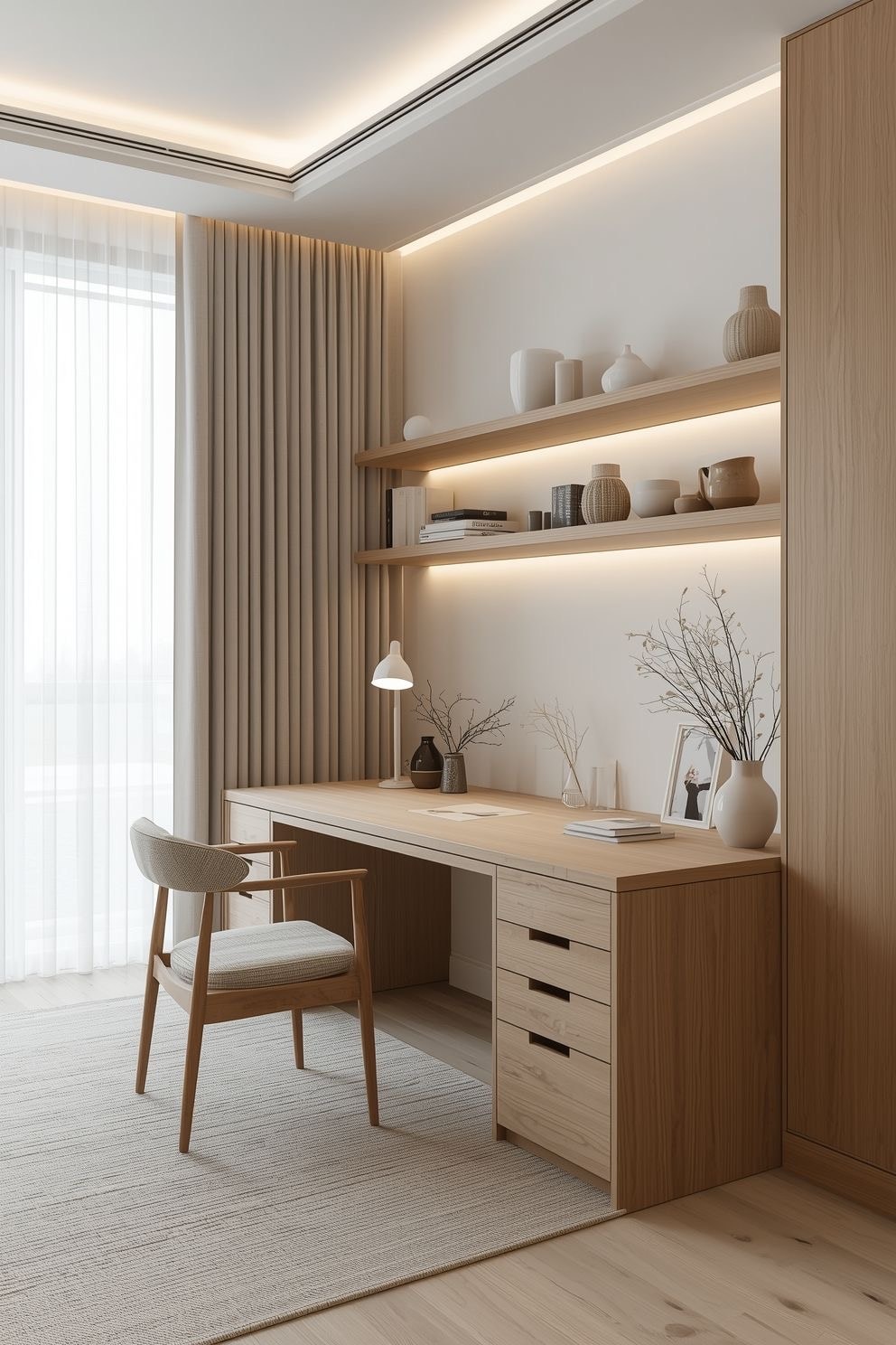 Mẫu bàn làm việc tại nhà Home Office
